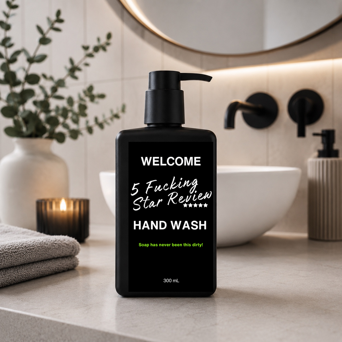 5 STAR Hand Wash Pump Soap 300 mL