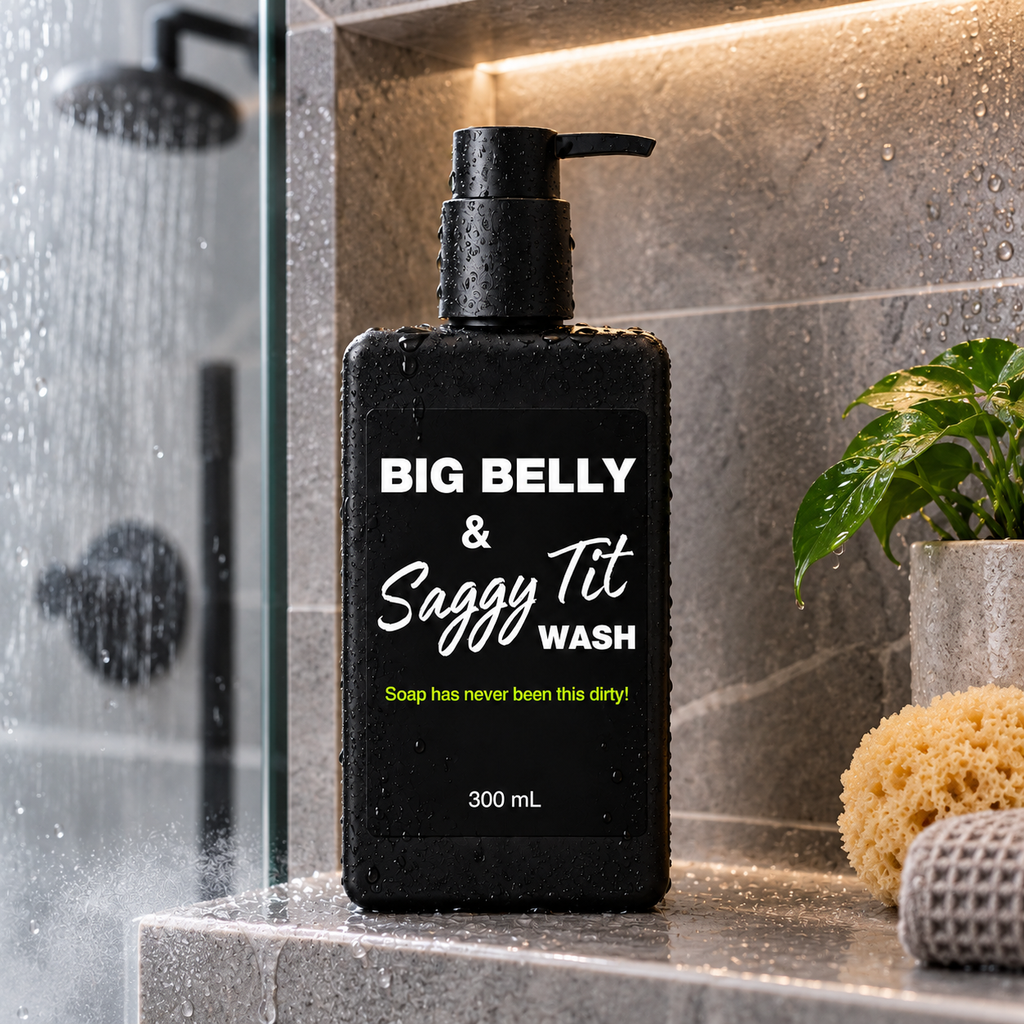 BIG BELLY & SAGGY TITS Body Wash Pump Soap 300 mL